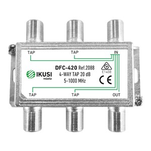 DFC-420_ odbočovač, 4 výst. 20 dB