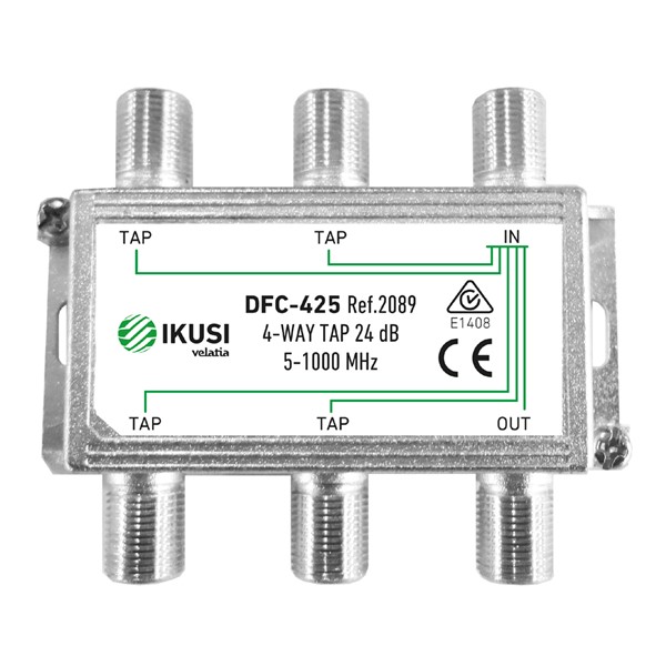DFC-425_ odbočovač, 4 výst. 24 dB
