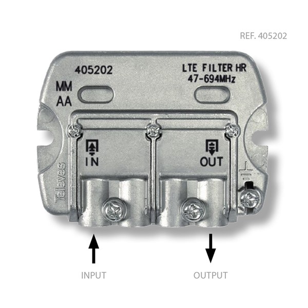 405202 _ LTE700 filtr 47-694 MHz,venkovní provedení