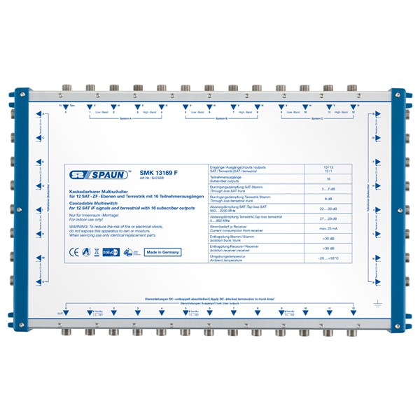 SMK 13169 F_ kaskádový multipřepínač 13x16