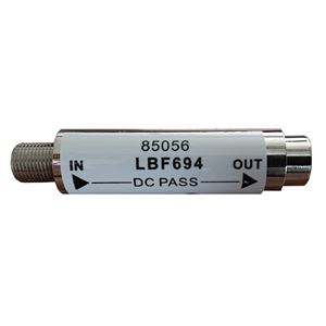 LBF 694_filtr 5-694 MHz pro LTE700, F-kon. 