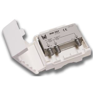 MM-207_ sluč. 2 vstupy VHF - UHF, venkovní použití