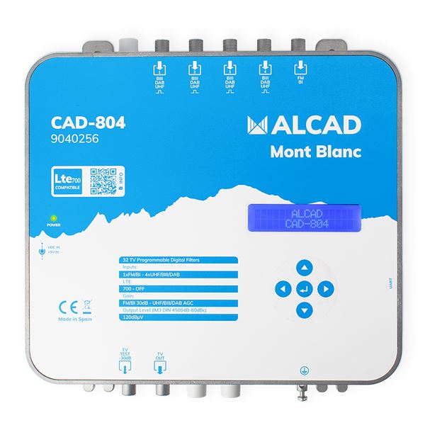 CAD-804 Mont Blanc_ digitální programovatelný zesilovač s konverzí, LTE700