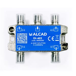 DI-403_ rozbočovač, 4 výstupy, 8,5 dB, DC pass