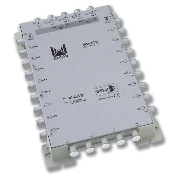 MU-610_ multipřepínač hvězdicový 5 vstupů, 16 výstupů