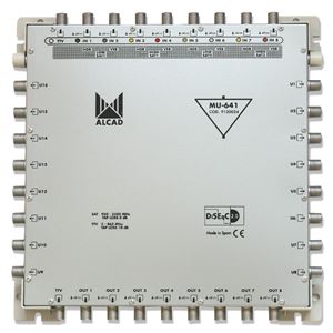 MU-641_ multipřepínač kaskádový, 9 vstupů/výstupů, 16 odbočení, aktivní