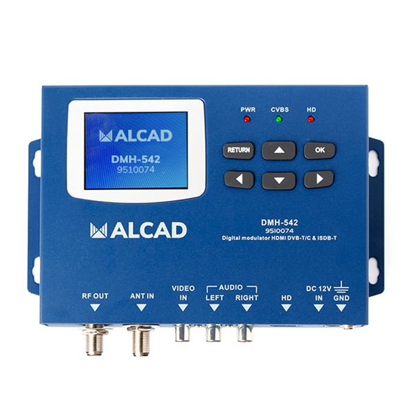 DMH-542_ 1x HDMI nebo AV/ COFDM nebo QAM, HD modulátor se zdrojem