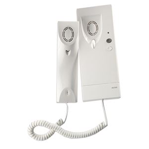 TET-302_ telefon, systém 2v, 2 tlačítka, zvonění od dveří bytu