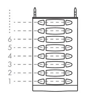 MPD-0xx tlačítkový modul L201, dvoustr. tlač.,systém DIGITAL, 4+N_master karta