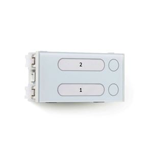 MPP-012_ tlačítkový modul vstupního panelu USOA, 2 jednostranné, 1 pozice, systém 2v