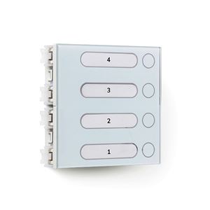 MPG-014_ tlačítkový modul vstupního panelu USOA, 4 jednostranné, 2 pozice, systém 2v