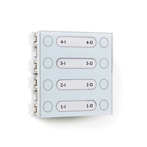 MPG-024_ tlačítkový modul vstupního panelu USOA, 4 dvoustranná, 2 pozice, systém 2v