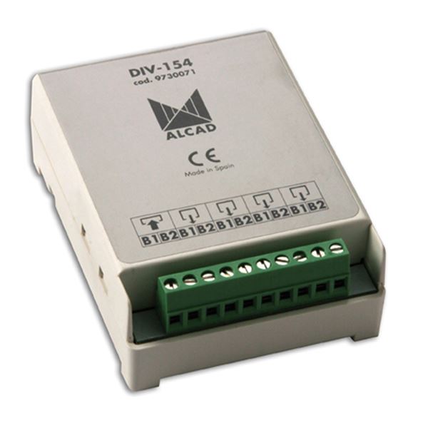 DIV-154_ rozbočovač, 4 výstupy, systém 2v