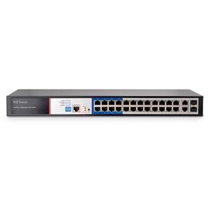 DIV-324_  odbočovač/IP switch, 24 výstupů PoE + 1 vstup down/uplink, systém iPAL