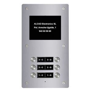 PTD-64203_ rozšiřující vstupní panel ALOI,3 oboustranná tlačítka, active view, systém 2v
