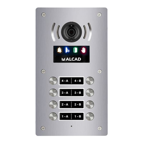 PTD-63204_ vstupní panel ALOI,4 oboustranná tlačítka, active view, systém 2v