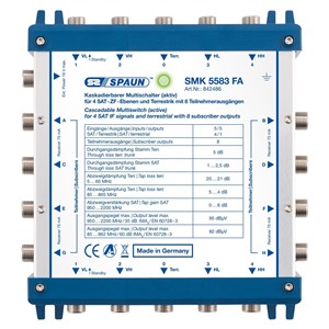 SMK 5583 FA_ set aktivního hvězdicového multipřepínač 5x8